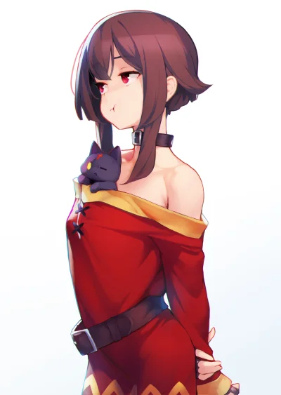 Kamil85R - #randomanimeshit #anime #megumin #konosuba #chomusuke