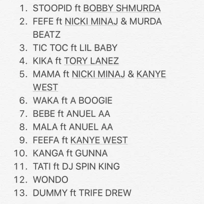kwmaster - 2 razy Kanye i Nicki na płycie Skittelsa
#rap #6ix9ine #kanyewest #yeezyma...