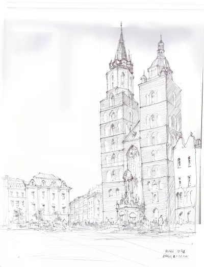 mrlegionista - ostatnio wrzuciłem szkic z Krakowa to teraz jeszcze jeden, który zrobi...