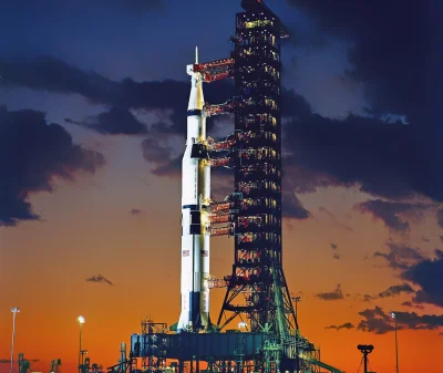 O.....Y - Saturn V wyczekujący przed misją Apollo 4. Już za mniej niż 4 tygodnie z te...