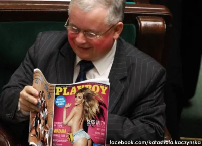 woyttek - ( ͡° ͜ʖ ͡°) #kaczyński #heheszki #playboy #pisior