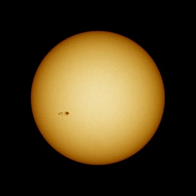 namrab - Zdjęcie Słońca sprzed dwóch godzin. Ogniskowa 840 mm. Na półkuli południowej...