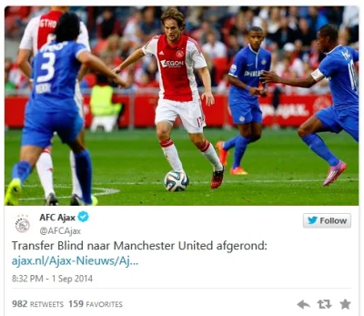 rMp77 - Ajax potwierdza transfer Blinda, #united nadal milczy 

#transfery