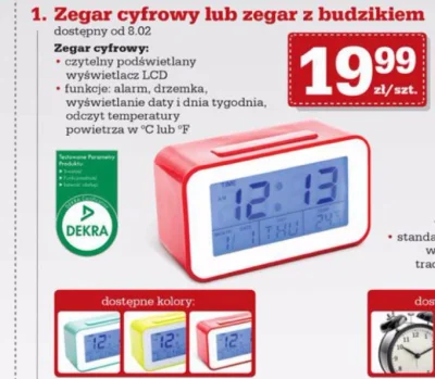 olimpijski - Zegar z termometrem za 5 centów z #jd będzie dostępny w #biedronka