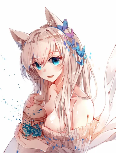 FlaszGordon - #randomanimeshit #animeart [ artysta: #baocaizi ] #kemonomimi 
Mój now...