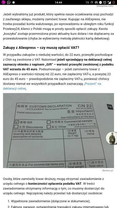 kdenwot - @AliPaczka: 
Zapytał się, czy na elektronikę też i wysłał mi tego screena.