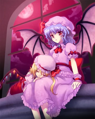 z.....s - #randomanimeshit #touhou #remiliascarlet @mar0uk #flandrescarlet ♥♥ #loli @...