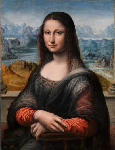 Syfjakna_wykopie - Tak wygladała Mona Lisa 500 lat temu zaraz po tym jak została nama...