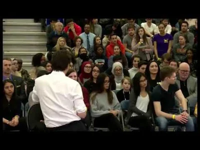 getin - > Justin Trudeau interrupts woman to correct her for using "mankind" rather t...