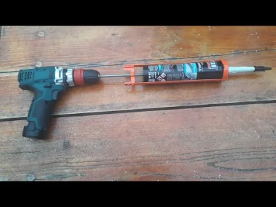 s.....i - #majsterkowanie #diy 

Pistolet do sylikonu na wkretarce