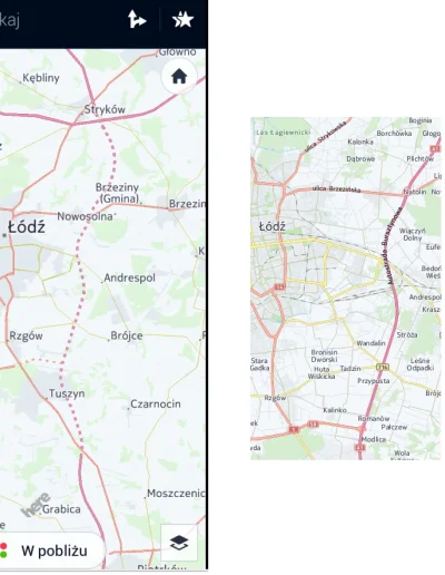 harkan - Jak to jest, że w aplikacji na #android w #here maps nie ma obwodnicy Łodzi ...