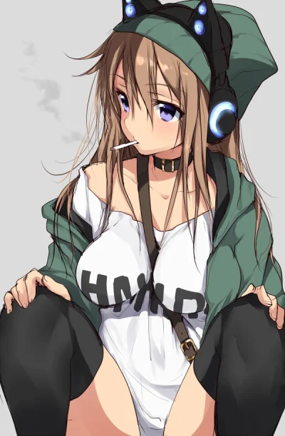 Azur88 - #randomanimeshit #anime #originalcharacter #cigarette #zakolanowkianime