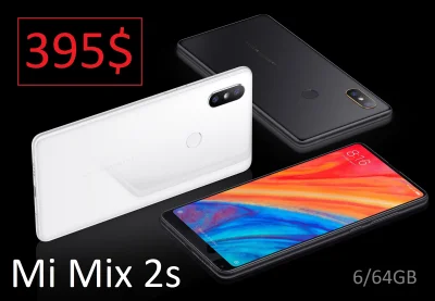 sebekss - Tylko 395$ za najlepszy telefon od Xiaomi - Mi Mix 2s 6/64GB. Najtaniej w h...