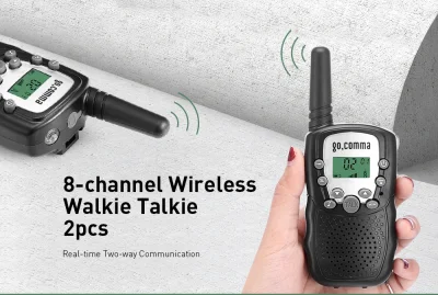 sebekss - Tylko 8,99$ [ok 34zł] za walkie talkie Gocomma - 2 szt
Zasięg ok 3km. 
Ba...