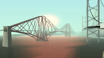 quit13 - Ciekawostka - Forth bridge jest tez obecny w GTA, jako ze studio Rockstara z...