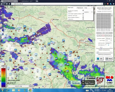 m.....7 - Witam mirasy czeski radar pogodowy

#burza #radar #pogoda