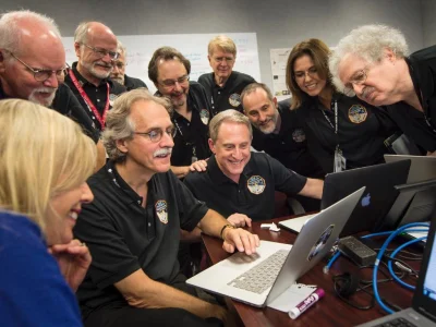 ufik78 - Oglądając zdjęcia z misji New Horizons zauważyłem, że dużo ludzi w #nasa uży...