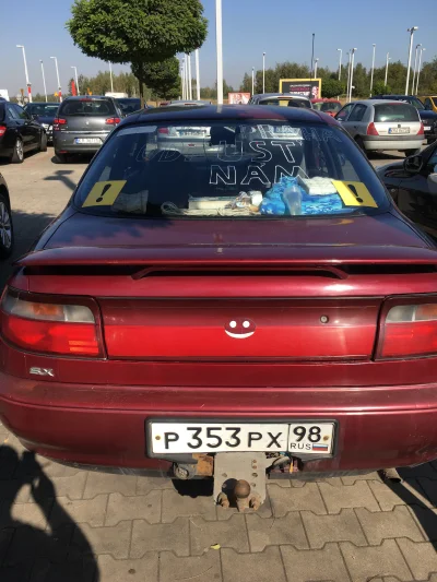 sebnysa - Samochód spotkany na parkingu, czyżby byli „porządni” ludzie w Rosji??