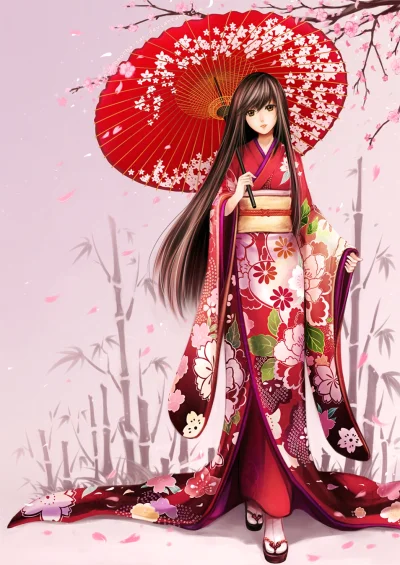 FlaszGordon - #randomanimeshit #animeart [ #akiko artysta: #zenitomohia ] #kimono 
Z...