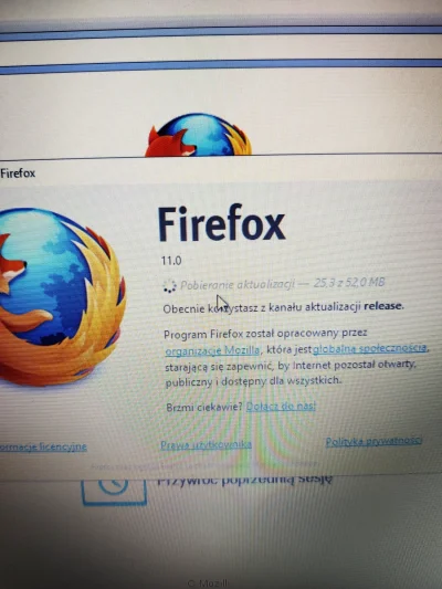 object - Takiego Firefoxa dzisiaj znalazłem na jednym z służbowych komputerów. #progr...