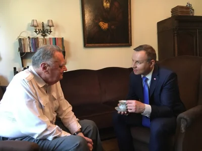 gaim - Prezydent Andrzej Duda odwiedził Jana Olszewskiego, premiera rządu wyłonionego...
