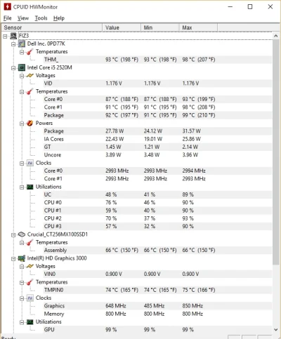 NoSiemanko - Chyba trochę za ciepło. Taka temperatura nie zabije tego laptopa? W biur...