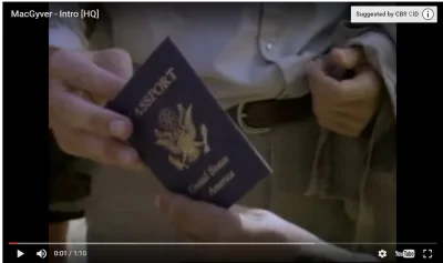 Piootreek - @M_longer: MacGuyver pokazywał paszport zanim to się stało modne