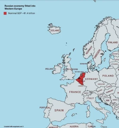 Z.....i - PKB Rosji wciśnięte w zachodnią Europe

#mapporn #neuropa #ciekawostki #ros...