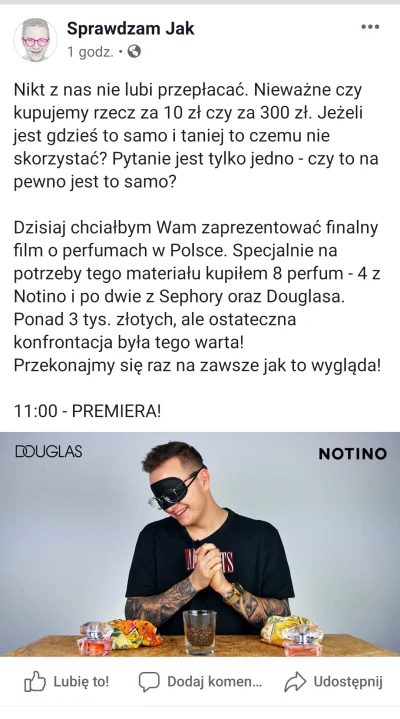 Zimnok - Ejj, czy notino sprzedaje podróby? 

( ͡° ͜ʖ ͡°)
#perfumy