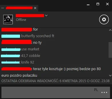 XpruF - Kisne, koleś dodaje oferte wymiany cobblestone'ów, a potem wyzywa mnie od ceb...