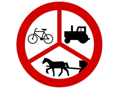 pogop - @WatchYourBack: @killerpizza: na autostrady masz zakaz wjazdu pojazdów innych...