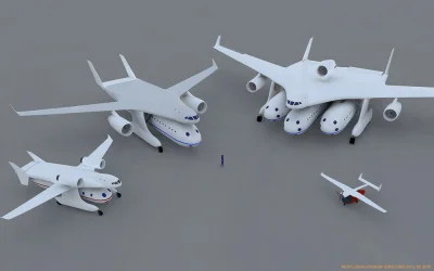 dextreme - Jest pomysł obecnie, żeby budować tak samoloty, aby można było wymieniać m...