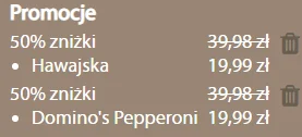 Helonzy - Na przykład duża Pizza Pepperoni za jedyne 19,99 zł z kodem.