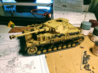 menstruacyjnakaszanka - Panzer IV do oceny, powoli zaczyna przypominać czołg ( ͡º ͜ʖ͡...