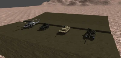 blisher - Arsenał nam się powiększa. Od lewej: Viper, LAV-25, Abrams i kacapowy T-90....