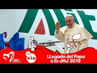 Pepe_Roni - Jakby ktoś chciał na żywo lądowanie Papieża Franciszka w Panamie to jest ...