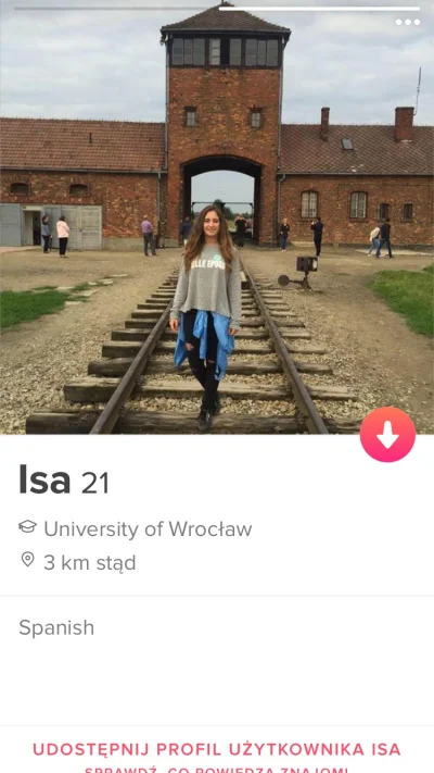 Kapitalis - Zdjęcie z Auschwitz jest odpowiednie na tindera?

#tinder #auschwitz #osw...