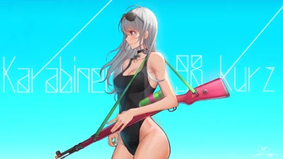 Czokolad - #randomanimeshit #girlsfrontline #kar98k #swimsuit #girlsandguns #