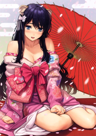 FlaszGordon - #randomanimeshit #animeart [ artysta: #homunculus ] #kemonomimi #kimono...