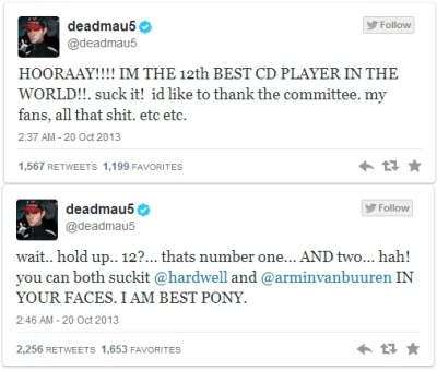 S.....i - #deadmau5 #edm #dj #djmag 

hahahah