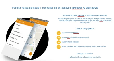 sowiq - Czy gdzieś na stronie firmy Opti Taxi jest informacja, że oferują usługi wyna...