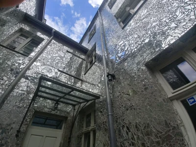 kastorek - Piękne szklane budynki gdzieś tam w Łodzi #budynek #szkło #szyba #lustro #...