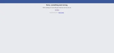 kowbi - Serwery FB nie wytrzymały porannego logowania :)

#facebook #error