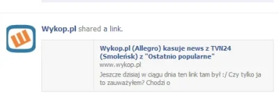 w.....8 - Oficjalny profil Wykopu udostępnia to znalezisko na facebooku o_O