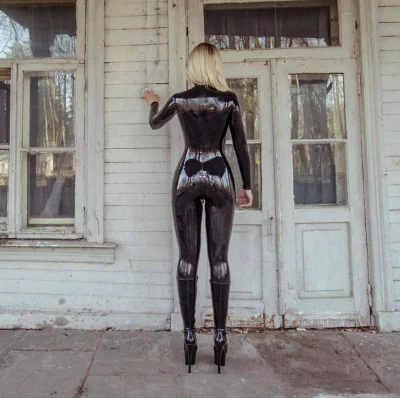 latexlover - #lateks #catsuit #ladnapani