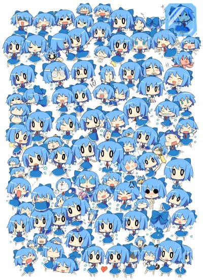 M.....r - #randomanimeshit #chibi #touhou #cirno #fuguno # @ayasecon