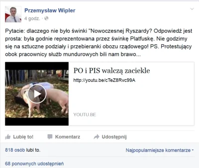 bezprzewodowyAndrzej - #wipler #korwin #nowoczesna 
Dla tych co nie mają Facebooka :