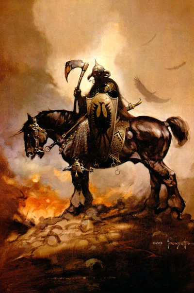 Pitzonik - Death Dealer, Frank Frazetta, 1973
#sztukanadzis