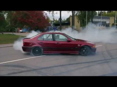 AlexR - 325 turbo aka "tireslayer" ;) jest moc, na marginesie #bww #e36 w bordo :D do...