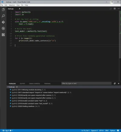 sentoxo - Jak w VSCode wyłączyć pylint bo mi dużą część kodu podkreśla?
#python #vis...